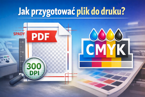 Jak przygotować plik do druku? Kompletny poradnik: spady, CMYK, PDF i najczęstsze błędy